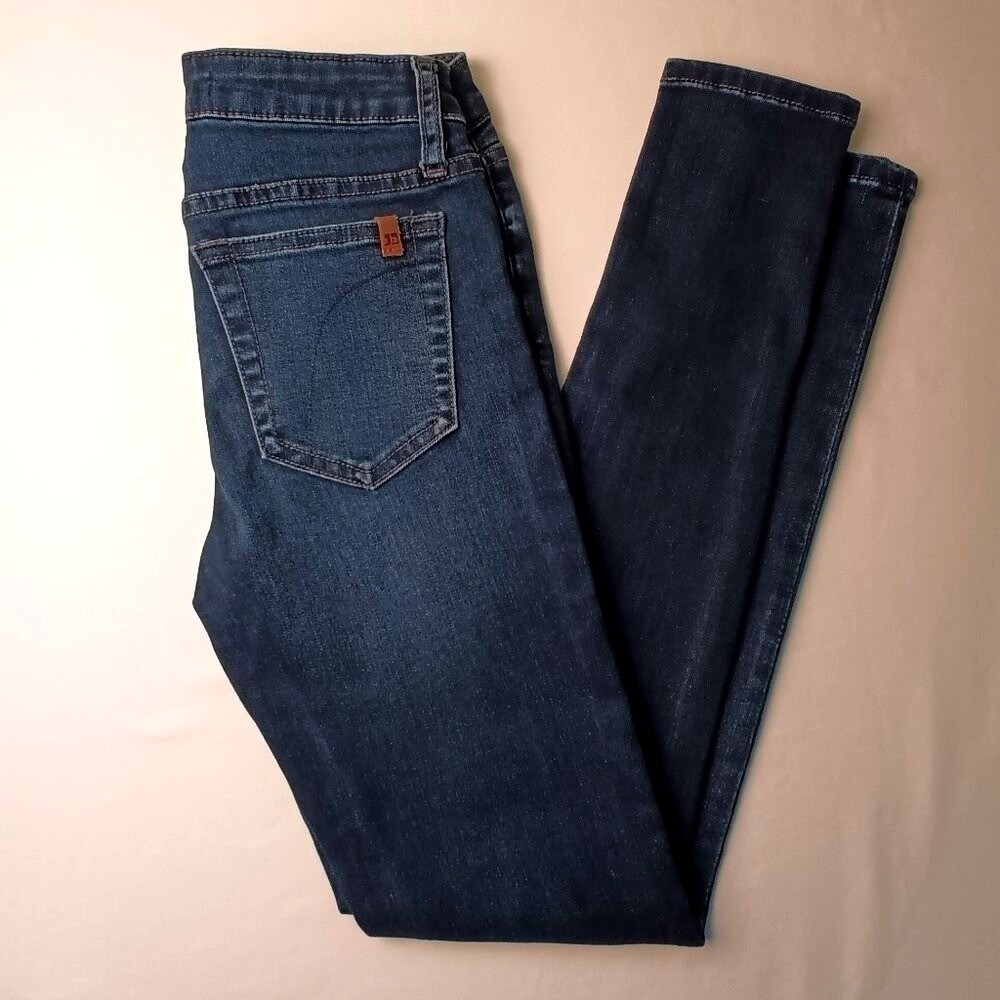 Joe's Jeans Womens High Rise Stretch Skinny Denim Jeans Size 26/2 Dark Wash